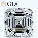 Asscher shape is diamond certified by GIA, 100% natural E color & VVS1 clarity {0.85 ctw.}