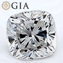 Cushion shape is diamond certified by GIA, 100% natural E color & VS1 clarity {1.20 ctw.}