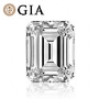 0.50 carat Emerald Brilliant Cut 100% Natural Loose Diamond. Certified By GIA-USA. H Color and VS2 Clarity.