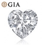 0.71 carat Heart Brilliant Cut 100% Natural Loose Diamond. Certified By GIA-USA. E Color and VVS2 Clarity.