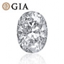 0.50 carat Oval Brilliant Cut 100% Natural Loose Diamond. Certified By GIA-USA. D Color and SI1 Clarity.