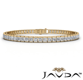 3.2mm eternity line bracelet princess diamond 7.25 inches length 18k gold (9ct. tw.)