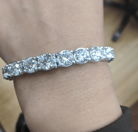 how to wear a diamond tennis bracelet