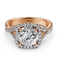  diamond Ring 18k Rose Gold