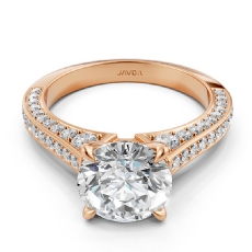  diamond  18k Rose Gold