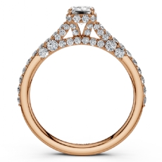  diamond  18k Rose Gold