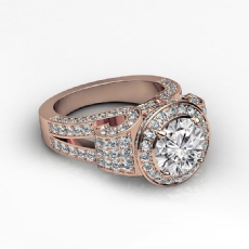  diamond Ring 18k Rose Gold