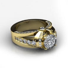  diamond Ring 18k Gold Yellow