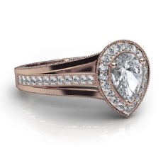  diamond Ring 18k Rose Gold