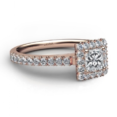  diamond Ring 18k Rose Gold