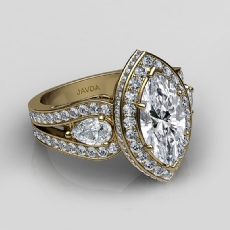  diamond Ring 14k Gold Yellow