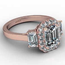  diamond Ring 18k Rose Gold