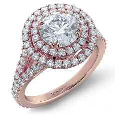  diamond Ring 18k Rose Gold