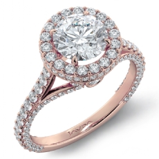  diamond Ring 18k Rose Gold