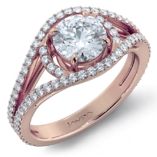  diamond  18k Rose Gold