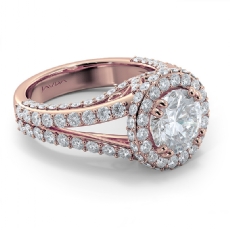  diamond  18k Rose Gold