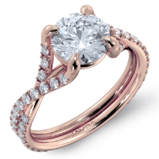  diamond Ring 18k Rose Gold