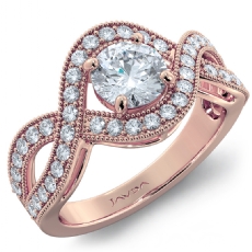  diamond Ring 18k Rose Gold