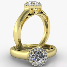  diamond Ring 18k Gold Yellow