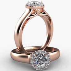  diamond Ring 18k Rose Gold