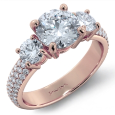  diamond Ring 18k Rose Gold