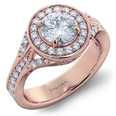  diamond Ring 14k Rose Gold