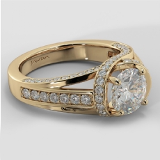  diamond Ring 18k Gold Yellow