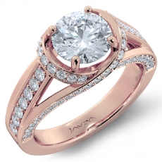  diamond Ring 18k Rose Gold