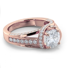  diamond Ring 18k Rose Gold