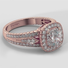  diamond Ring 14k Rose Gold