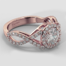  diamond Ring 18k Rose Gold