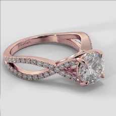  diamond Ring 18k Rose Gold