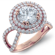  diamond Ring 18k Rose Gold