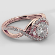  diamond Ring 18k Rose Gold