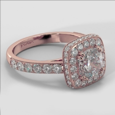  diamond Ring 14k Rose Gold