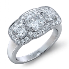  diamond Ring Platinum 950