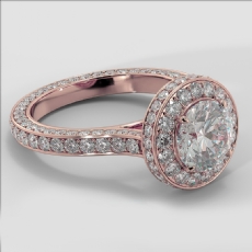  diamond Ring 18k Rose Gold