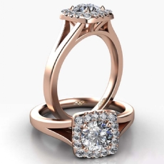  diamond Ring 14k Rose Gold