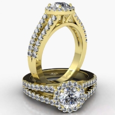  diamond Ring 18k Gold Yellow