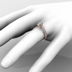  diamond Ring 18k Rose Gold