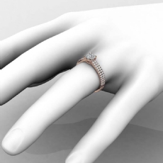  diamond Ring 18k Rose Gold