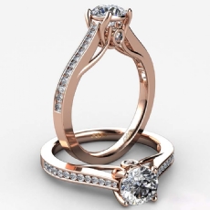  diamond Ring 18k Rose Gold