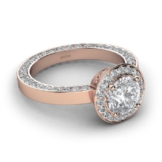  diamond Ring 18k Rose Gold