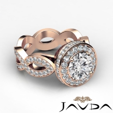  diamond  18k Rose Gold