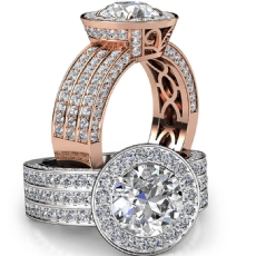  diamond Ring 18k Rose Gold