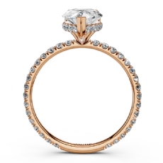  diamond Ring 18k Rose Gold