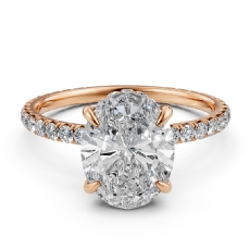  diamond Ring 18k Rose Gold