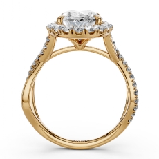  diamond Ring 18k Gold Yellow