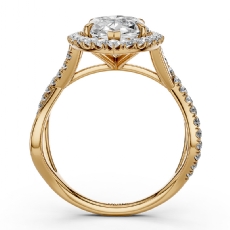  diamond Ring 18k Gold Yellow