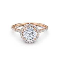  diamond Ring 14k Rose Gold